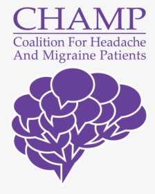 Champ Logo 6 - Coalition For Headache And Migraine Patients Logo, HD Png Download, Transparent PNG