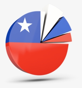 Pie Chart With Slices - Flag, HD Png Download, Transparent PNG