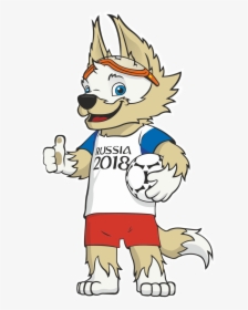 Mascote Da Copa 2018 Clipart Svg Download Mascote Copa - Fifa World Cup Mascot 2018, HD Png Download, Transparent PNG