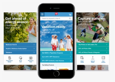 Walgreens-homepage - Iphone, HD Png Download, Transparent PNG