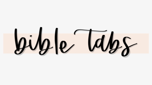 Bible Tabs - Calligraphy, HD Png Download, Transparent PNG