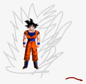 Goku With Ripped Shirt Drawing, HD Png Download , Transparent Png Image -  PNGitem