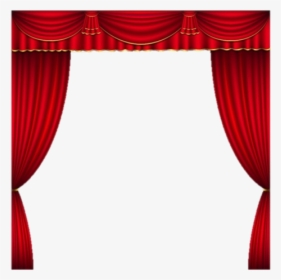 Cropped Curtains 1 Theater Curtain Clipart, HD Png Download, Transparent PNG