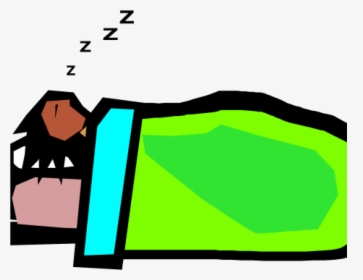 Transparent Clip Art Pictures - Person Sleeping In Bed Cartoon, HD Png Download, Transparent PNG