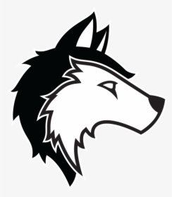 Siberian Gray Wolf Logo - Husky Logo Png, Transparent Png, Transparent PNG