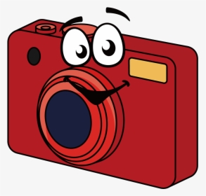 Digital Camera Cartoon Clip Art - Desenho Camera Fotografica Colorida, HD Png Download, Transparent PNG