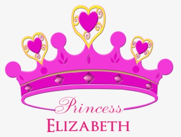 Pink Color, Girly Crown Symbolize A Cute Lovely Princess - Corona De Princesa Png, Transparent Png, Transparent PNG