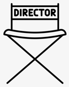 Director Chair - Director's Chair White Png, Transparent Png, Transparent PNG