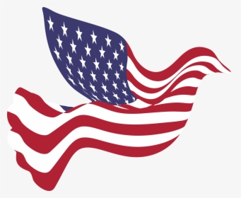 Rebel Jpg Download - Dove With American Flag, HD Png Download, Transparent PNG