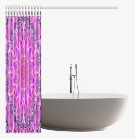 Lavender Lace Abstract Pink Light Love Lattice - Shower Curtain, HD Png Download, Transparent PNG