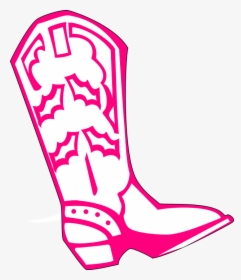 Cowgirl Hat Clipart 26, - Pink Cowboy Boot Png, Transparent Png, Transparent PNG
