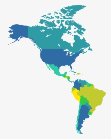 Carte Amérique Vector - North America Grey Map, HD Png Download, Transparent PNG