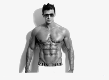 Male Model Shirtless Poses - Barechested, HD Png Download, Transparent PNG