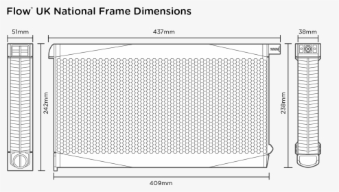 Flow Hive Frame Dimensions, HD Png Download, Transparent PNG