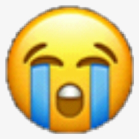 ايموجي ايفون يبكي - Crying Emoji Transparent Background, HD Png Download, Transparent PNG