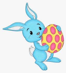 Blue Bunny Clip Art - Easter Bunny Without Background, HD Png Download, Transparent PNG