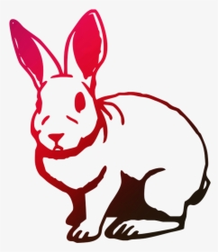 Dingbat Font Domestic Hare Rabbit Free Download Png - Domestic Rabbit, Transparent Png, Transparent PNG