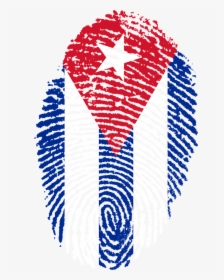 Cuba, Bandera, Huella Digital, País, Orgullo, Identidad - Png Puerto Rico, Transparent Png, Transparent PNG