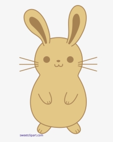 Jpg Black And White Bunnies Clipart Simple - Cartoon Bunny Transparent, HD Png Download, Transparent PNG