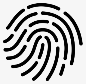 Clip Art Fingerprint Icons - White Fingerprint Icon Png, Transparent Png, Transparent PNG