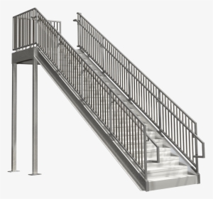 Metal Stairs Png, Transparent Png, Transparent PNG