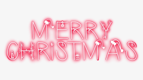 #neon #merrychristmas #freetoedit #christmas #word - Graphic Design, HD Png Download, Transparent PNG