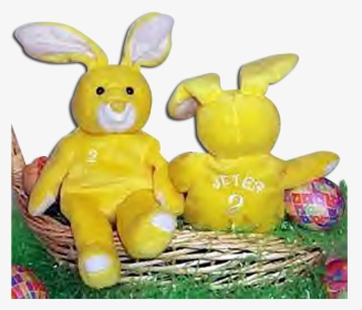 Salvino S Bamm Beanos 1999 Easter Bunny Derek Jeter - Domestic Rabbit, HD Png Download, Transparent PNG