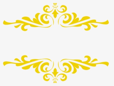 Flourish Clipart Title Border - Beauty And The Beast Png, Transparent Png, Transparent PNG