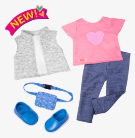 Trendy Traveler Outfit For 18-inch Dolls - Our Generation, HD Png Download, Transparent PNG