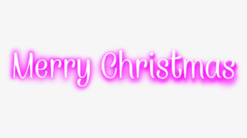 #christmas #neon #word #merrychristmas #pink #text - Parallel, HD Png Download, Transparent PNG