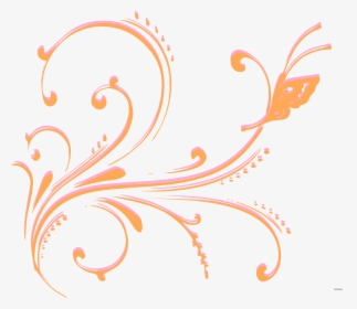 Png Pink Border Vector , Png Download - White Floral Designs Png, Transparent Png, Transparent PNG