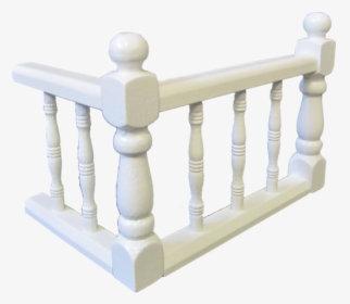 Large Assembled Landing Rail Painted White - Baluster, HD Png Download, Transparent PNG