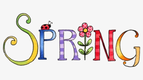 Spring Flowers Border Clipart Free Clipart Image - Spring Time Clip Art, HD Png Download, Transparent PNG