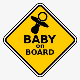 Pacifier, Sign, Baby On Board, Car, Transportation - Hazardous Symbols On Lorries, HD Png Download, Transparent PNG