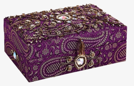 Embroidered Jewelry Box - Transparent Jewellery Box Png, Png Download, Transparent PNG