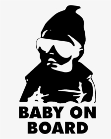 Baby On Board Sticker - Baby On Board Png, Transparent Png, Transparent PNG