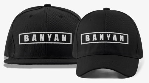 Banyan Cares Box Dad And Flat Brim Hats - Baseball Cap, HD Png Download, Transparent PNG