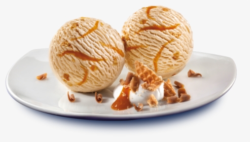 Caramel Biscuit Ice Cream, HD Png Download, Transparent PNG
