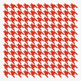 Red Houndstooth Check Vector Data - Red Houndstooth Vector, HD Png Download, Transparent PNG