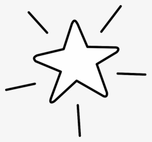 Star, Favorite, Shine, Bookmark - Star Clipart Black And White Transparent, HD Png Download, Transparent PNG