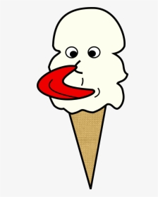 Licking Ice Cream Clipart, HD Png Download, Transparent PNG