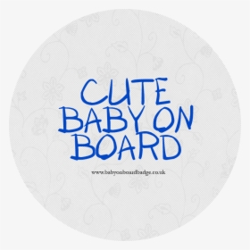 Cute Baby White With Blue - Circle, HD Png Download, Transparent PNG