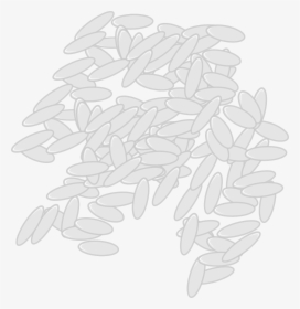 Clip Art Black And White Rice, HD Png Download, Transparent PNG