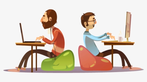 Illustration Of Coworking, HD Png Download, Transparent PNG