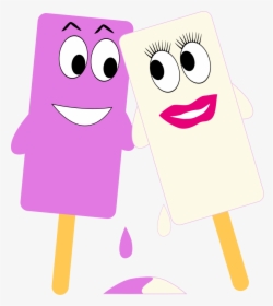 Ice Cream Girl And Boy In Love Svg Clip Arts - Ice Cream Love Clipart, HD Png Download, Transparent PNG