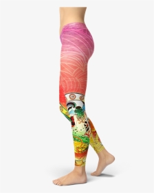 Rainbow Mermaid Leggings Yoga Gym Fitness Clothing - Yoga Pants, HD Png Download, Transparent PNG