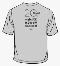 2019 Oramm Tshirt Back - Active Shirt, HD Png Download, Transparent PNG