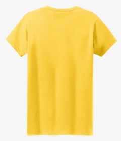 Yellow Gildan Shirt Back Clipart , Png Download - Gildan Yellow Shirt Front And Back Tshirt, Transparent Png, Transparent PNG