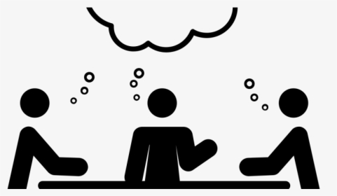 Group Of People Around A Meeting Table, Talking - Icon Workshop, HD Png Download, Transparent PNG