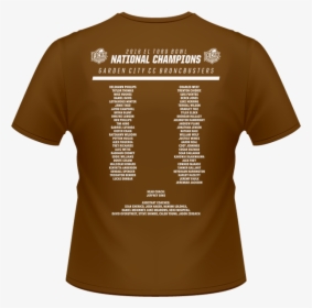 2016 Njcaa El Toro Bowl National Champions Brown T-shirt - Drudkh Forgotten Legends Shirt, HD Png Download, Transparent PNG